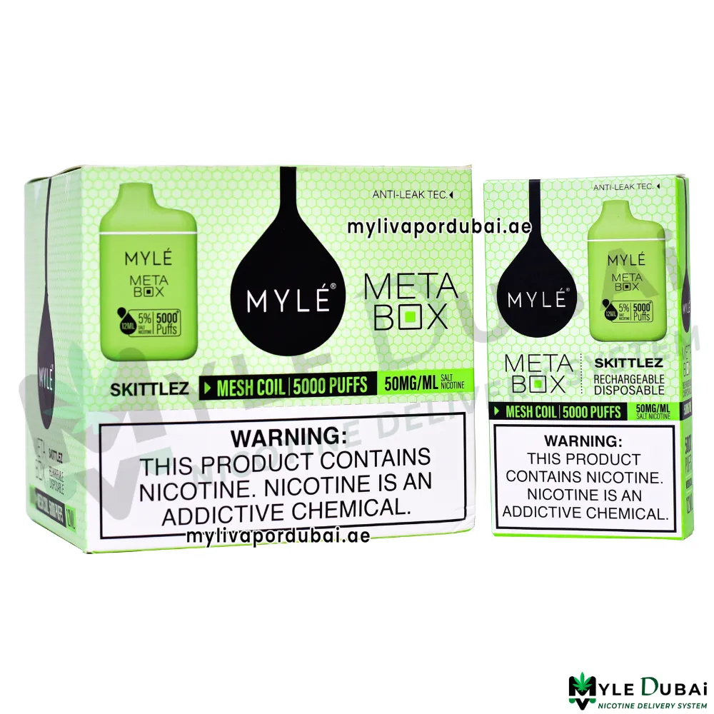 Myle Meta Box Skittlez 20MG Disposable Device