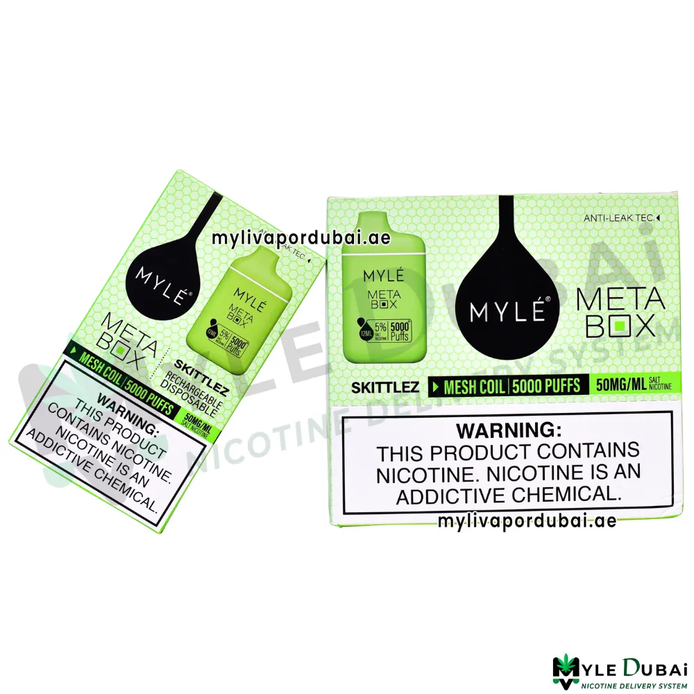 Myle Meta Box Skittlez 20MG Disposable Device